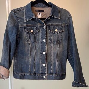 GAP Women's Medium Blue Stretch Denim Jacket